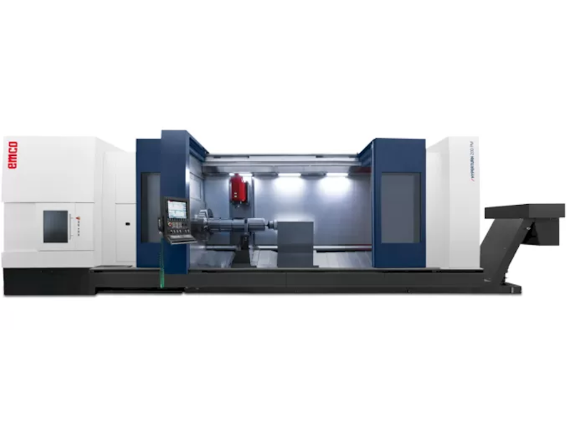 Токарно-фрезерный обрабатывающий центр c чпу emco hyperturn 200 powermill