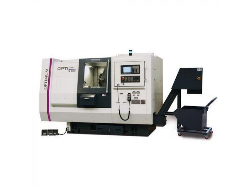 Токарный станок по металлу с чпу optiturn s 750 cnc