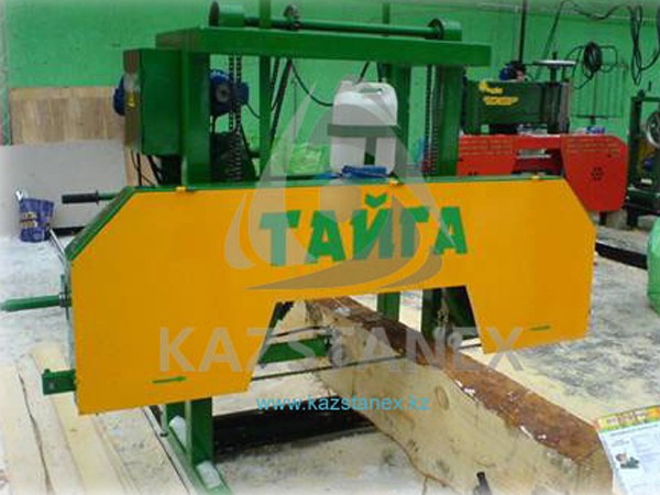 Ленточная пилорама Т-1 с комплектом по работе с пилами поставлена в Кокшетау