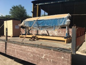В РК г. Актау, поставлен и введен в эксплуатацию SA12HB Фальцепрокатный станок, ЛРН-2.5-135 (1,5х2500) Листогиб ручной