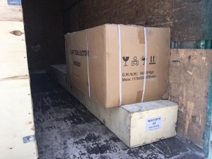 В РК, г. Кентау поставлен и введен в эксплуатацию MJ6132YII Форматно-раскроечный станок, FM300S Пылеулавливающий агрегат